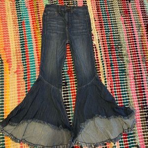 Distressed Flare Jeans
